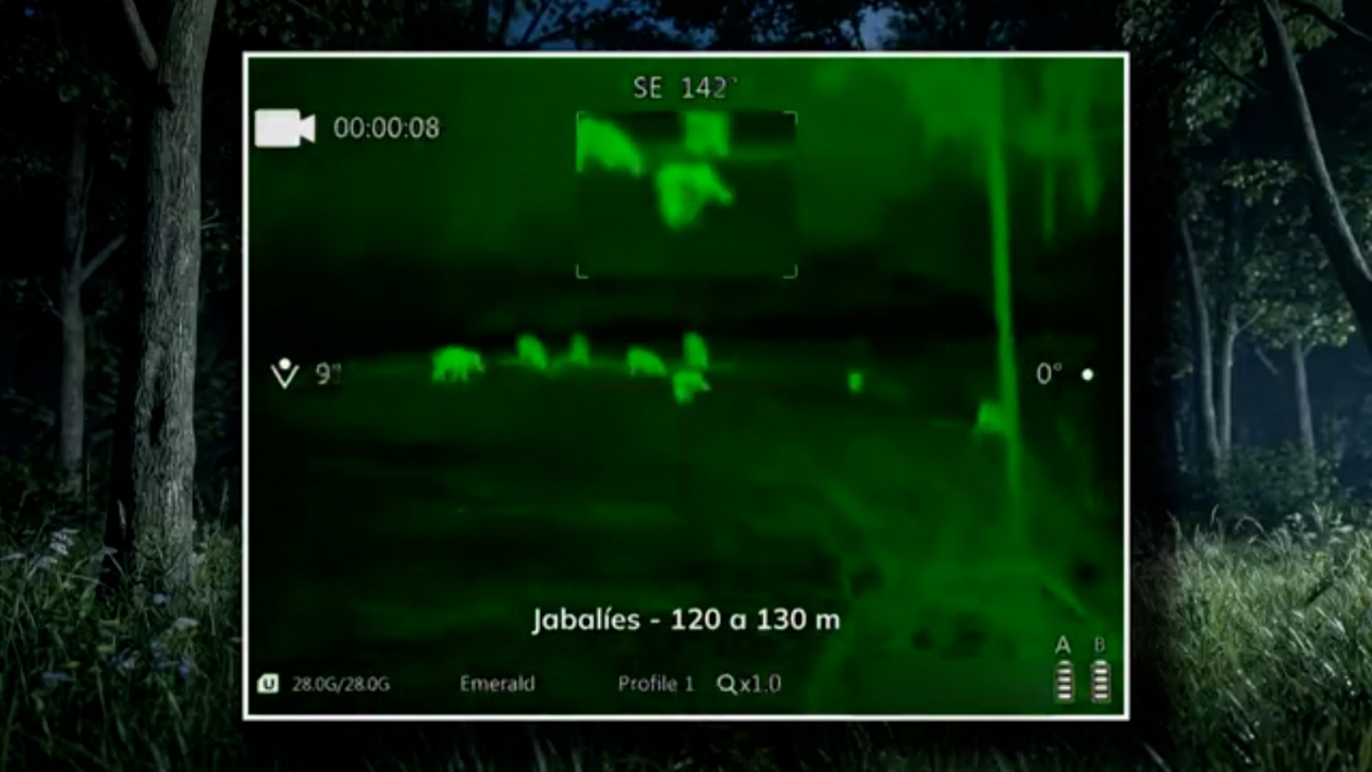 Castilla y León autoriza el uso de visores térmicos para la caza mayor pero limita su acople al arma